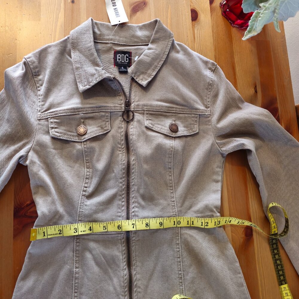 Urban Outfitters -  June Zip-Front Mini Dress Size 6 - Picture 10 of 16